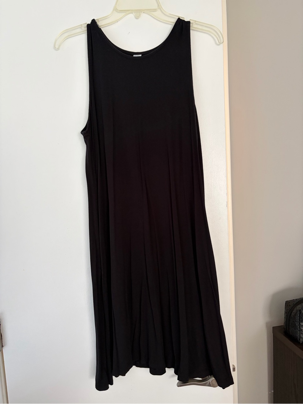 Old Navy Black Maxi Swing Dress